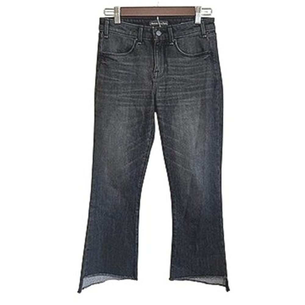 Abercrombie & Fitch‎ Women's Black Wash High Rise Flare Cropped Jeans